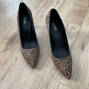 Michael Kors leopard heels
